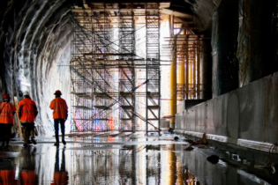 Pouring concrete in the rain - Free of attribution