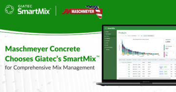 Maschmeyer Concrete Chooses Giatec’s SmartMix for Comprehensive Mix Management